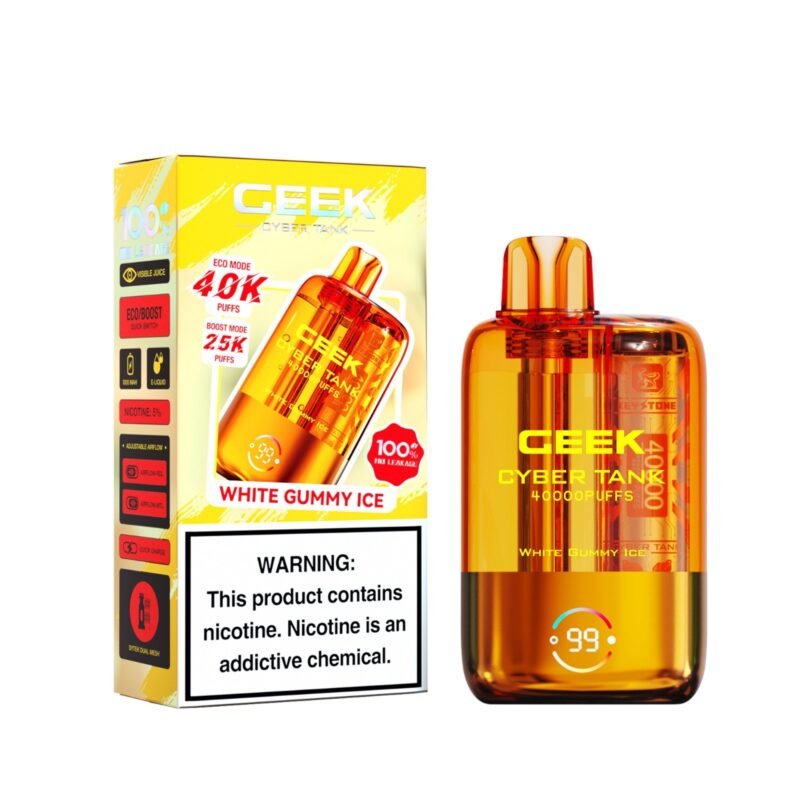 White Gummy Ice Geek Bar | White Gummy Ice Disposable Vape